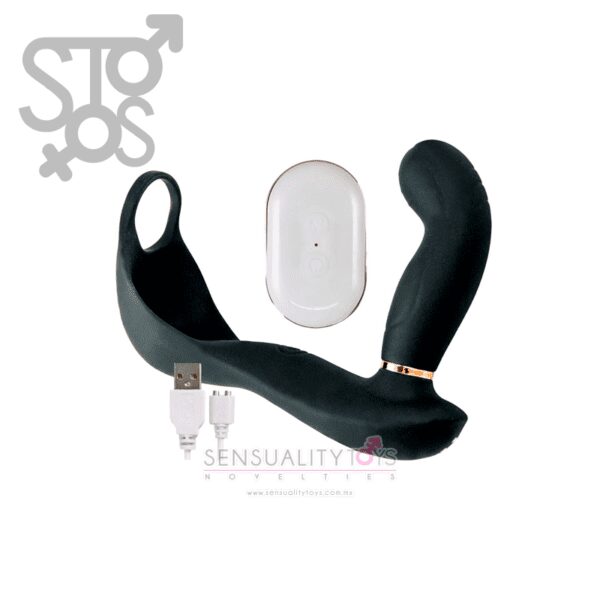 3051 BUTTS UP P-SPOT MASSAGER PRO - BLACK - Imagen 3