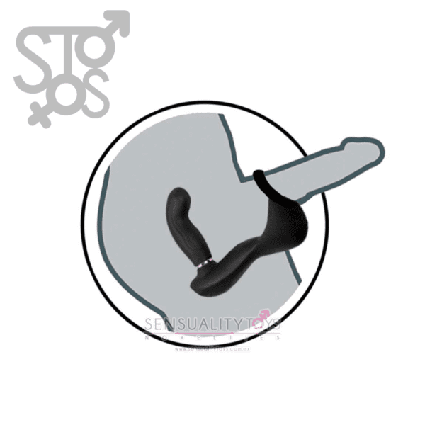 3051 BUTTS UP P-SPOT MASSAGER PRO - BLACK - Imagen 4