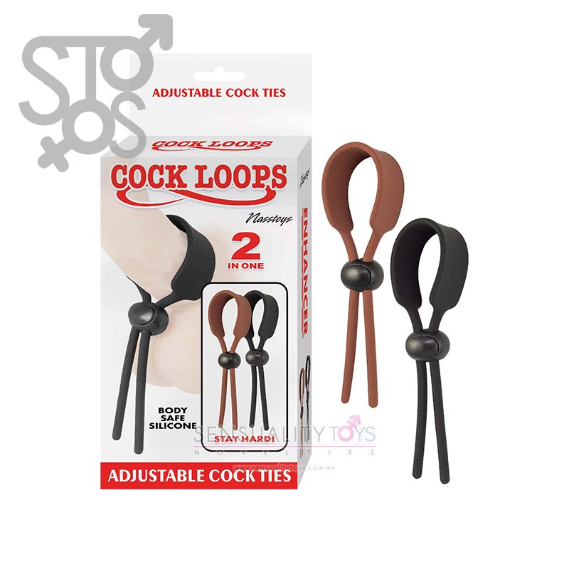 3129 COCK LOOPS-BROWN & BLACK