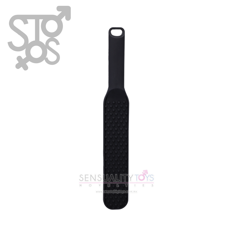 5001-03-BG Spanking Paddle In a Bag - Black - Imagen 2