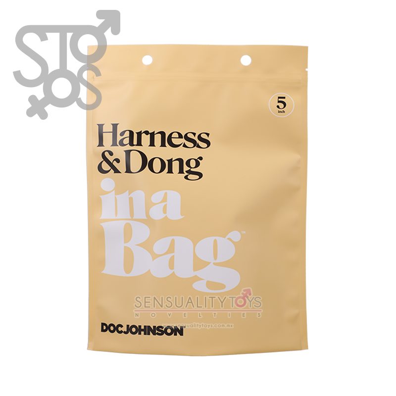 5001-08-BG Harness & Dong In A Bag - Black