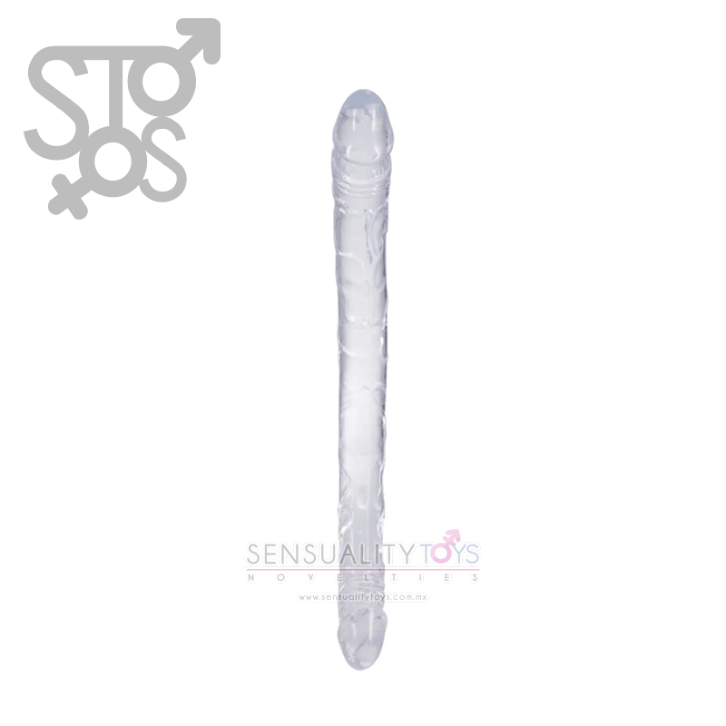 5002-04-BG Double Dong In A Bag - 13Inch -Clear - Imagen 2