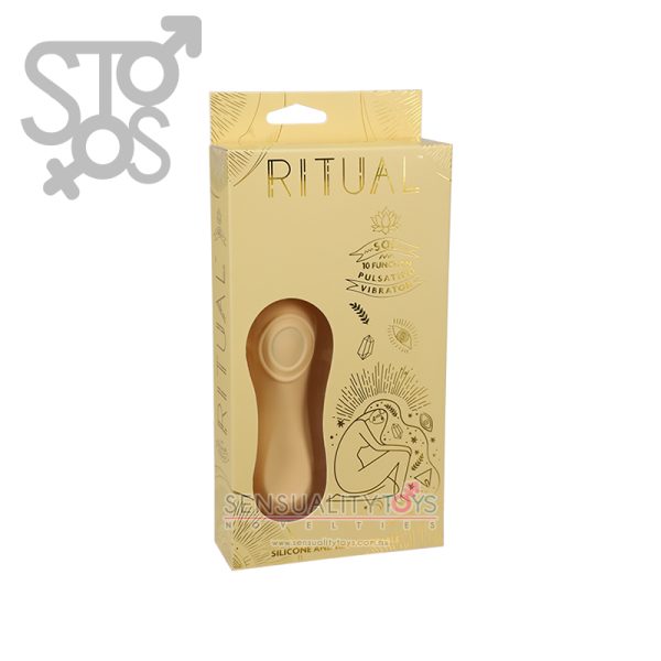 7000-09-BX RITUAL SOL - 10 FUNCIONES PULSATING VIBRATOR - YELLOW
