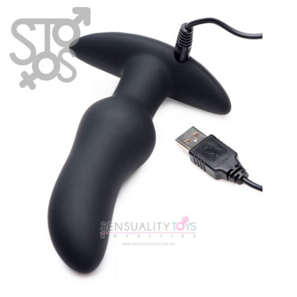 AG393 WHISPERZ - VOICE ACTIVATED 10X VIBRATING PROSTATE PLUG WITH REMOTE CONTROL - Imagen 3