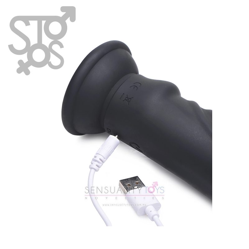 AG661 E-STIM PRO 5X VIBRATING DILDO WITH REMOTE CONTROL - Imagen 5