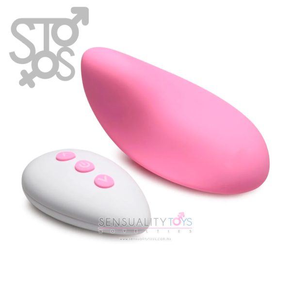AG888 FRISKY - NAUGHTY KNICKERS BLING EDITION SILICONE PANTY VIBE W/ REMOTE CONTROL - PINK - Imagen 2