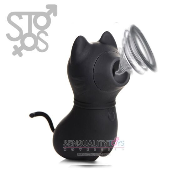 AG960-BLACK SH SUCKY KITTY 7X CLITORAL STIMULATOR - BLACK - Imagen 3