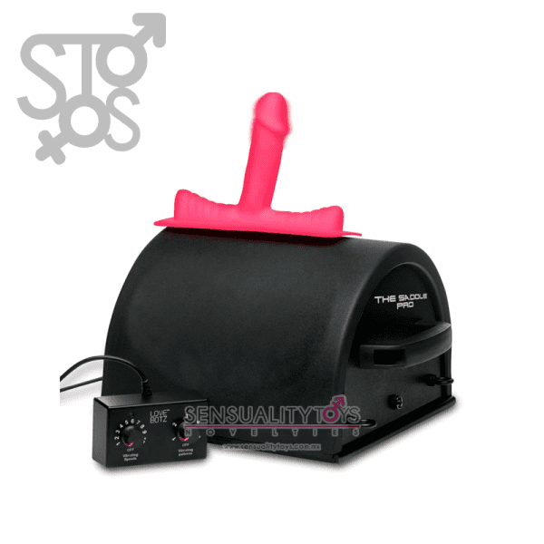 AH057 LOVE BOTZ - 50X SADDLE PRO SEX MACHINE W/ 4 ATTACHMENTS - Imagen 3