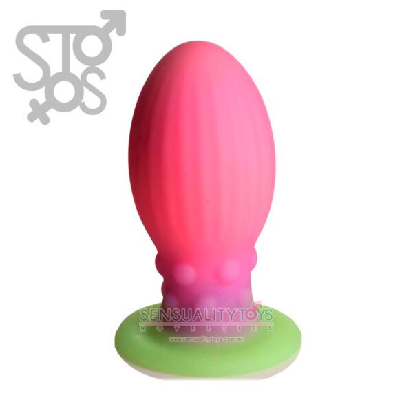 AH067-XL CC XL XENO EGG GLOW IN THE DARK SILICONE EGG - Imagen 2