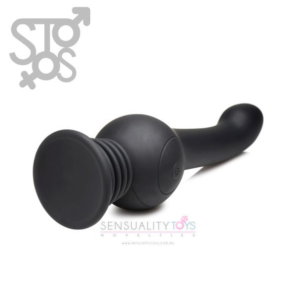 AH085-BLACK INMI - SEX SHAKER SILICONE - BLACK - Imagen 3