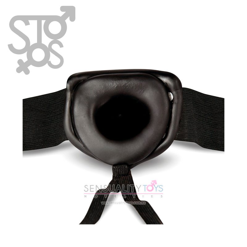 BL-72885 DR. SKIN -7 INCH HOLLOW STRAP ON - BLACK - Imagen 3