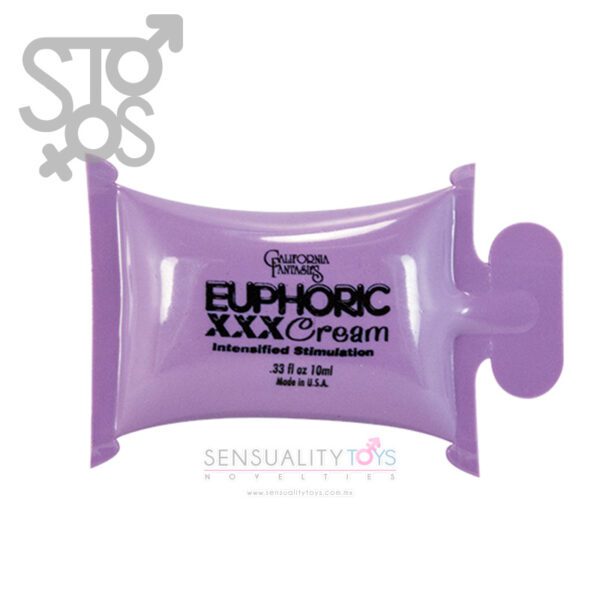 EUB-10 EUPHORICXXX INTENSIFIED STIMULATION CREAM 10ML PILLOW