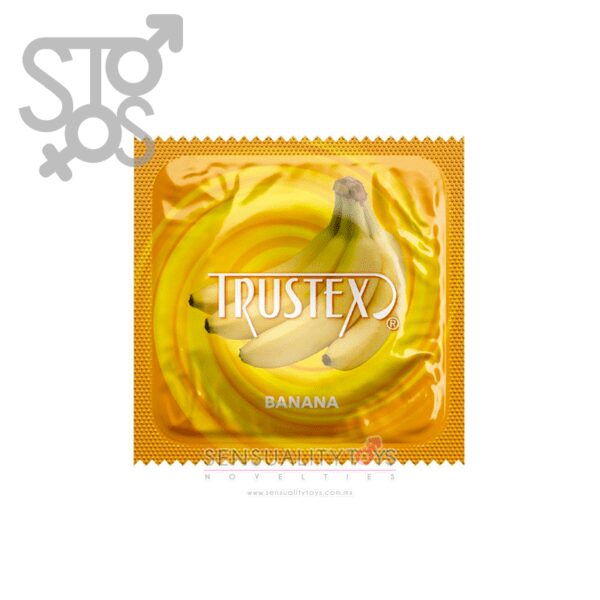 L8842C CONDÓN - TRUSTEX - SABOR BANANA