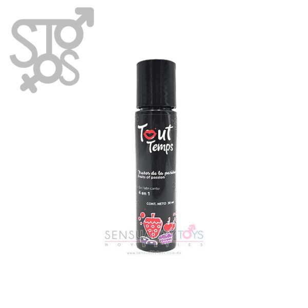 LST-012 TOUT TEMPS – FRUTAS DE LA PASIÓN – 30 ML BOTTLE LUBRICANT