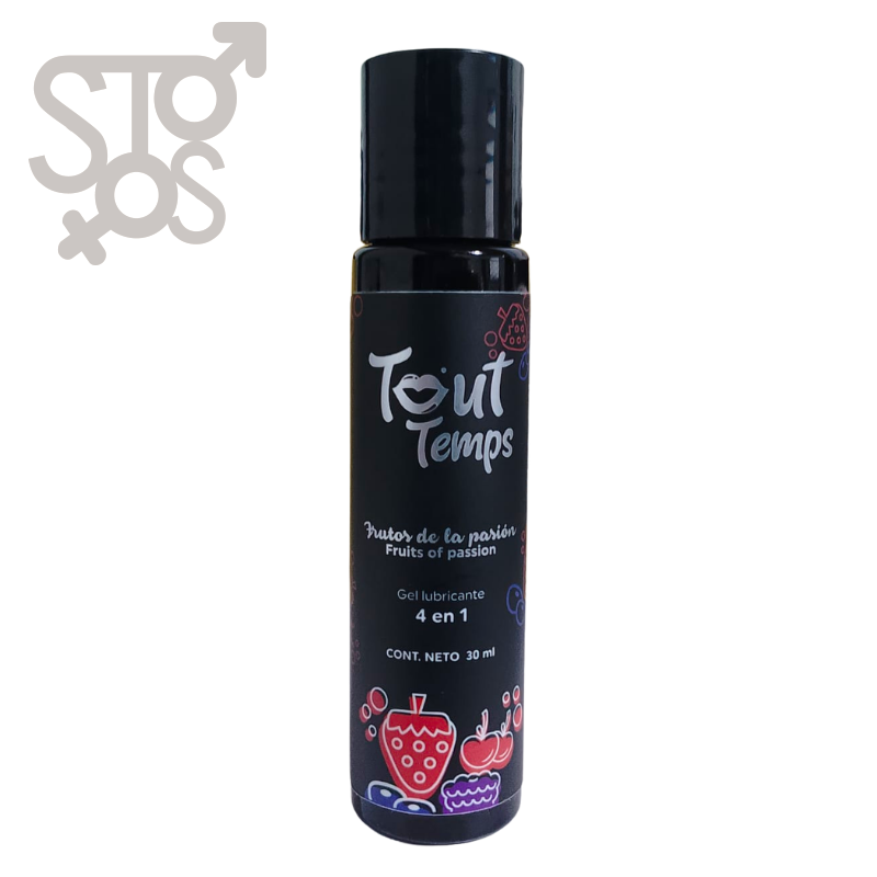 LST-012 TOUT TEMPS – FRUTAS DE LA PASIÓN – 30 ML BOTTLE LUBRICANT