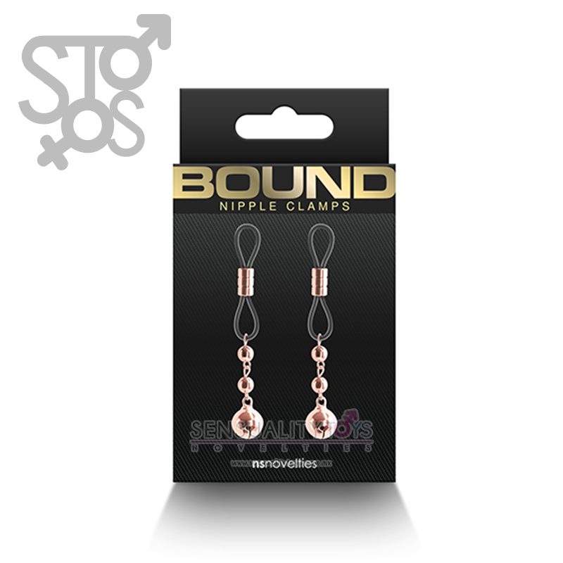 NSN-1302-61 BOUND - NIPPLE CLAMPS - D1 - ROSE GOLD