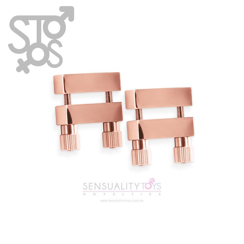 NSN-1304-42 BOUND - NIPPLE CLAMPS - V1 - ROSE GOLD - Imagen 2