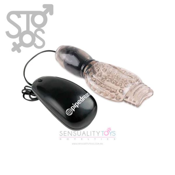 PD2114-23 FETISH FANTASY SERIES VIBRATING HEAD TEAZER - SMOKE/BLACK - Imagen 2