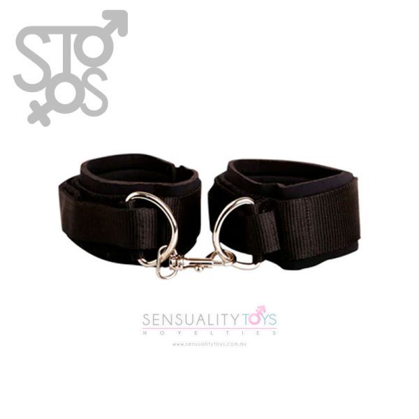 PD2152-23 FETISH FANTASY SERIES HEAVY DUTY CUFFS - BLACK - Imagen 2