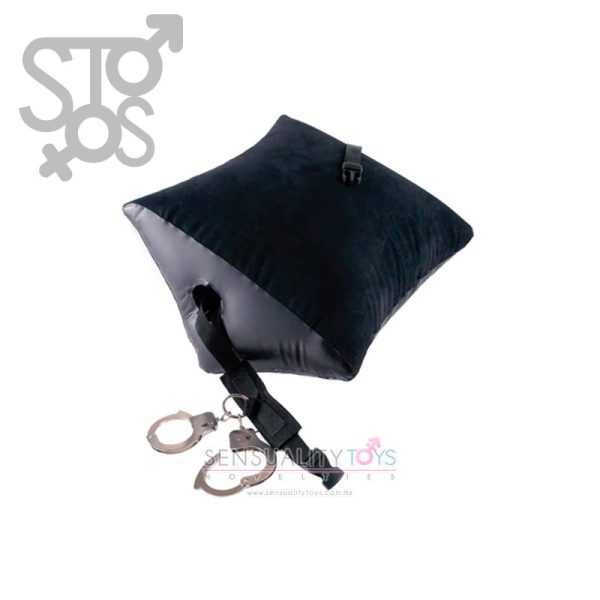 PD2176-23 FETISH FANTASY SERIES DELUXE POSITION MASTER WITH CUFFS - BLACK - Imagen 2