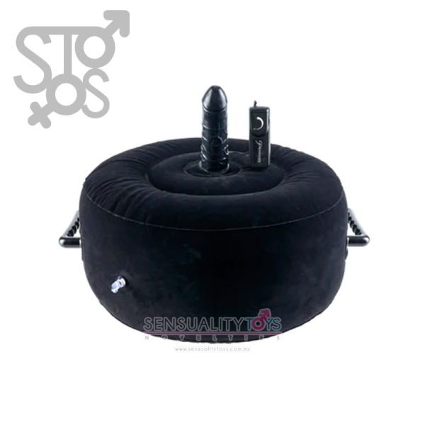 PD2181-00 FETISH FANTASY SERIES INFLATABLE HOT SEAT - BLACK - Imagen 2
