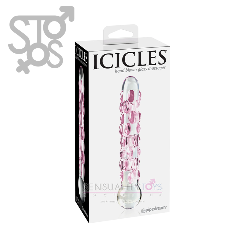 PD2907-00 ICICLES NO. 7 - CLEAR/PINK