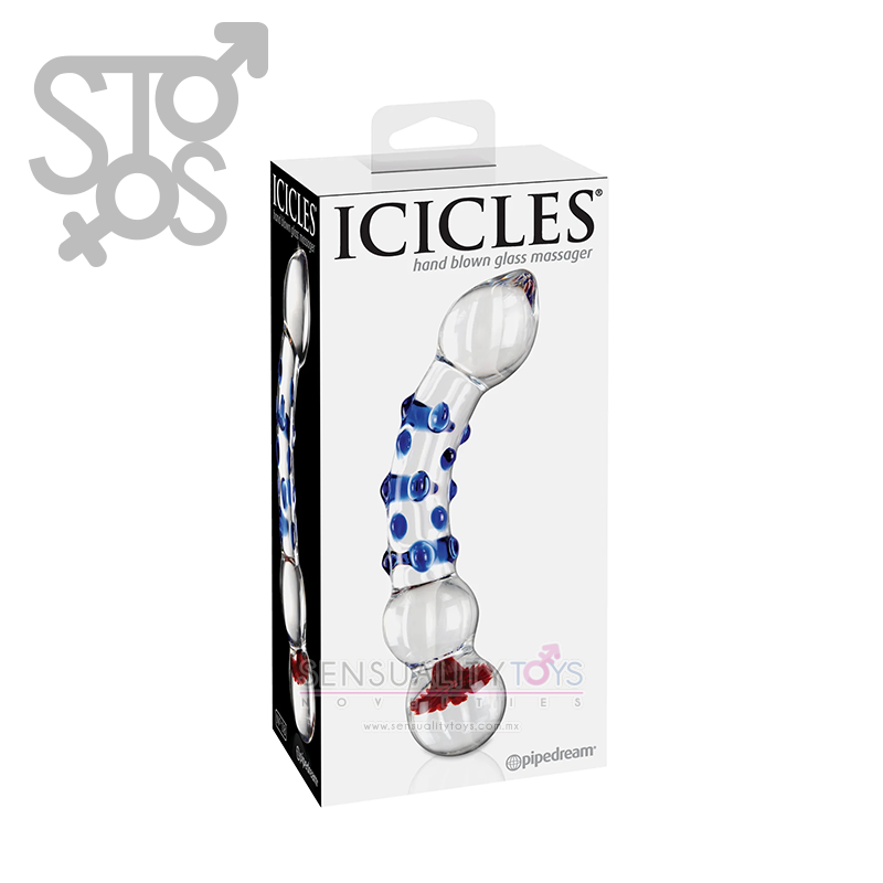 PD2918-00 ICICLES NO. 18 - CLEAR/BLUE