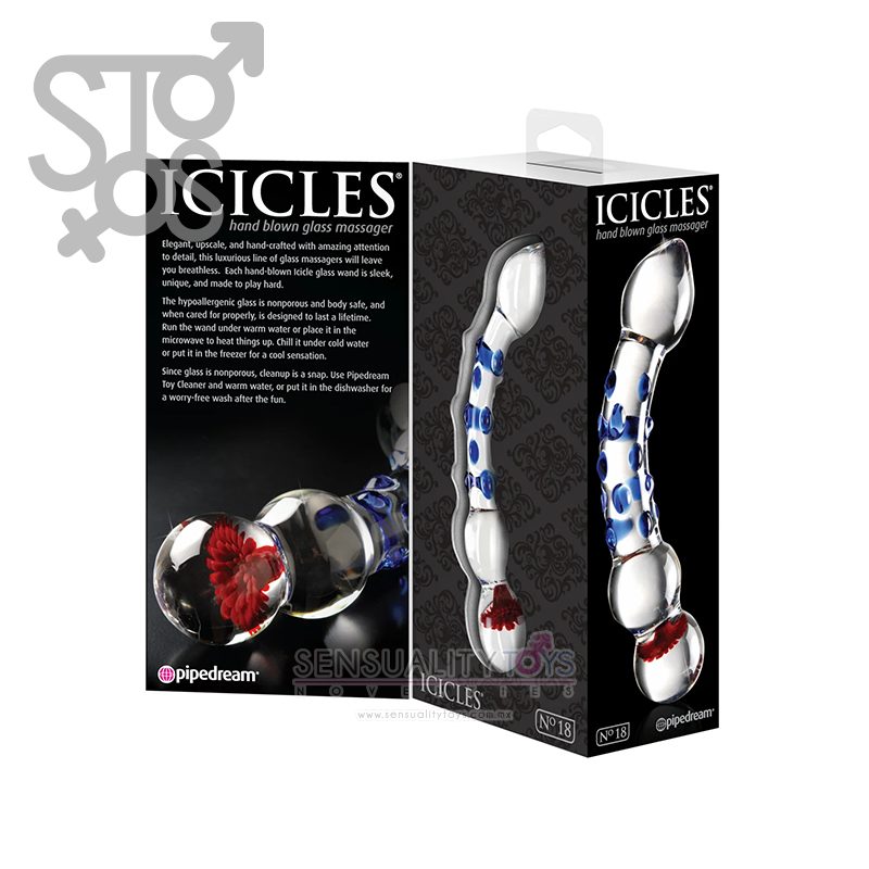 PD2918-00 ICICLES NO. 18 - CLEAR/BLUE - Imagen 3