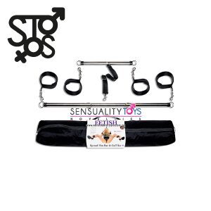 PD3716-00 FETISH FANTASY SERIES - SPREAD’ EM BAR AND CUFF SET - Imagen 4