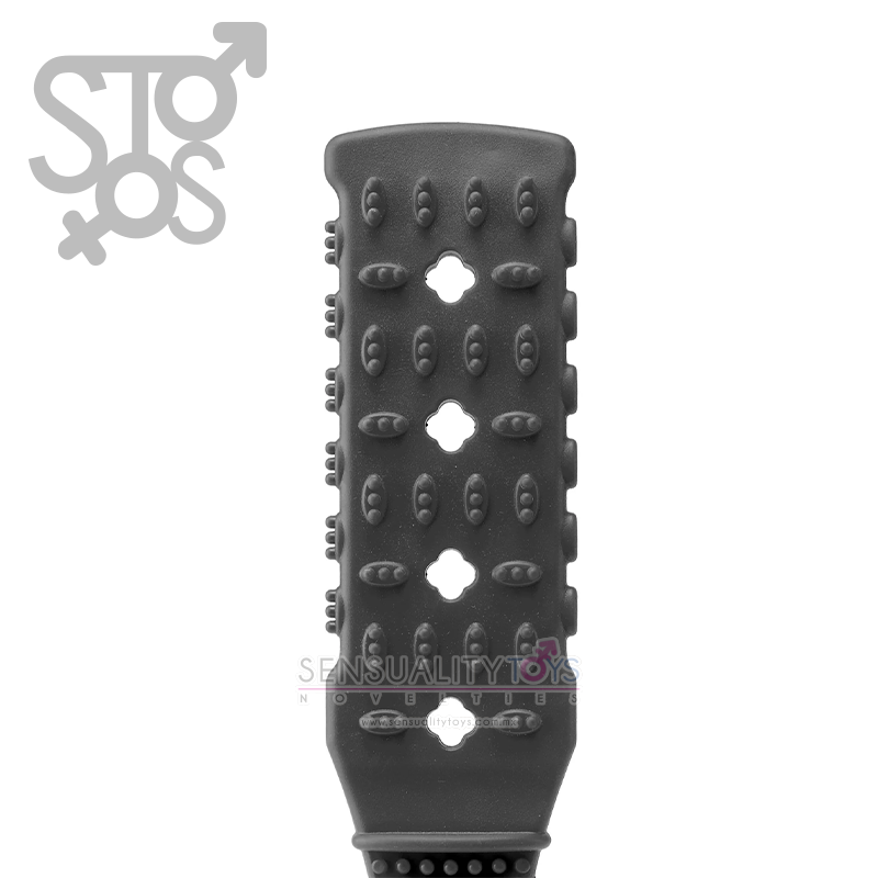 PD3747-23 FETISH FANTASY SERIES RUBBER PADDLE - BLACK - Imagen 3
