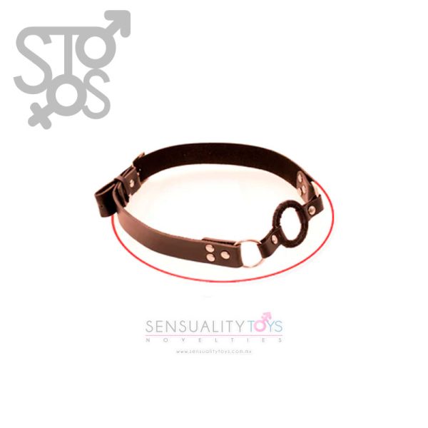 PD3843-00 FETISH FANTASY SERIES OPEN MOUTH GAG - BLACK - Imagen 2