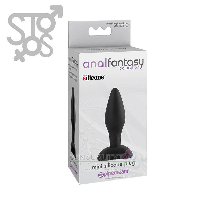PD4601-23 ANAL FANTASY COLLECTION MINI SILICONE PLUG - BLACK