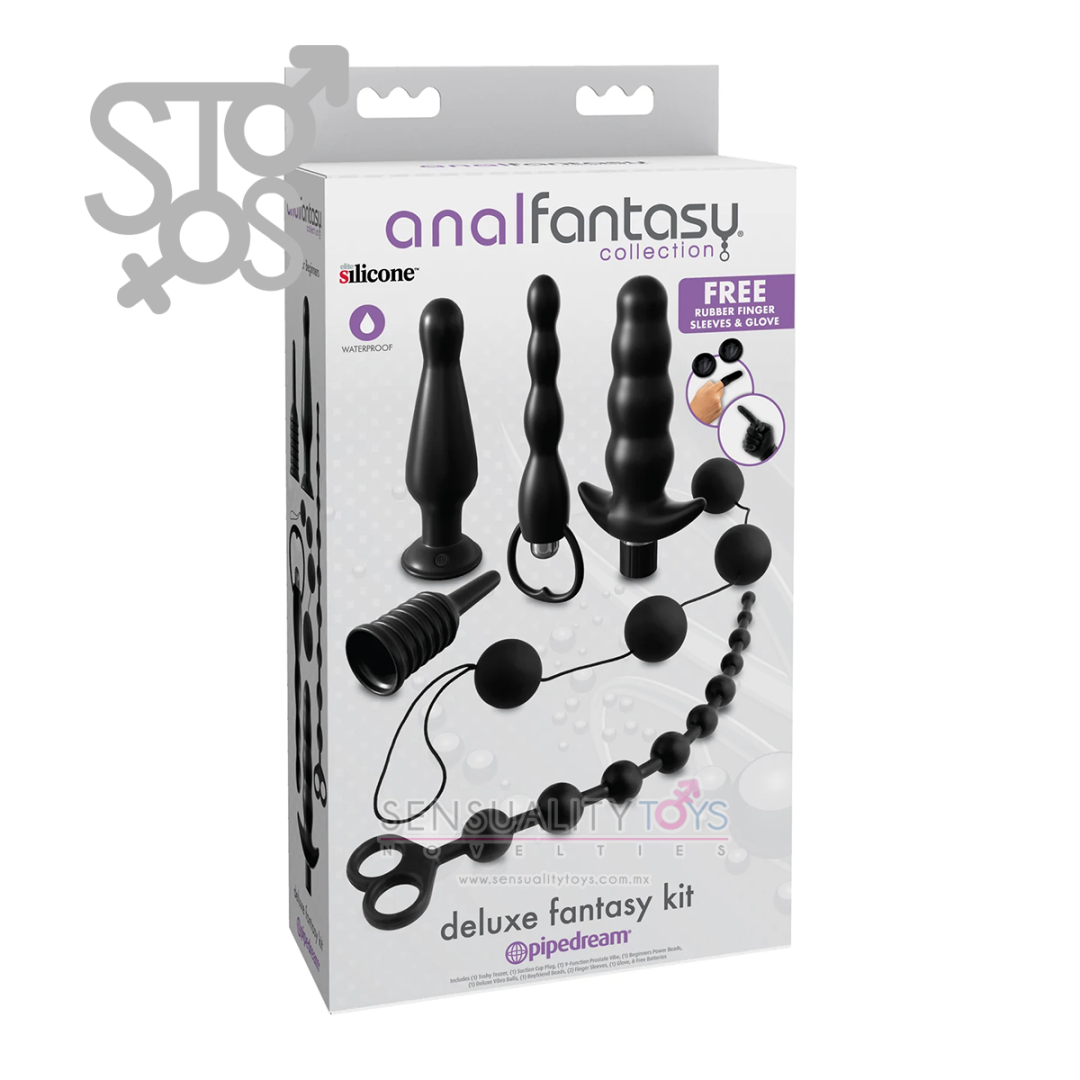 PD4671-00 ANAL FANTASY COLLECTION DELUXE FANTASY KIT - BLACK