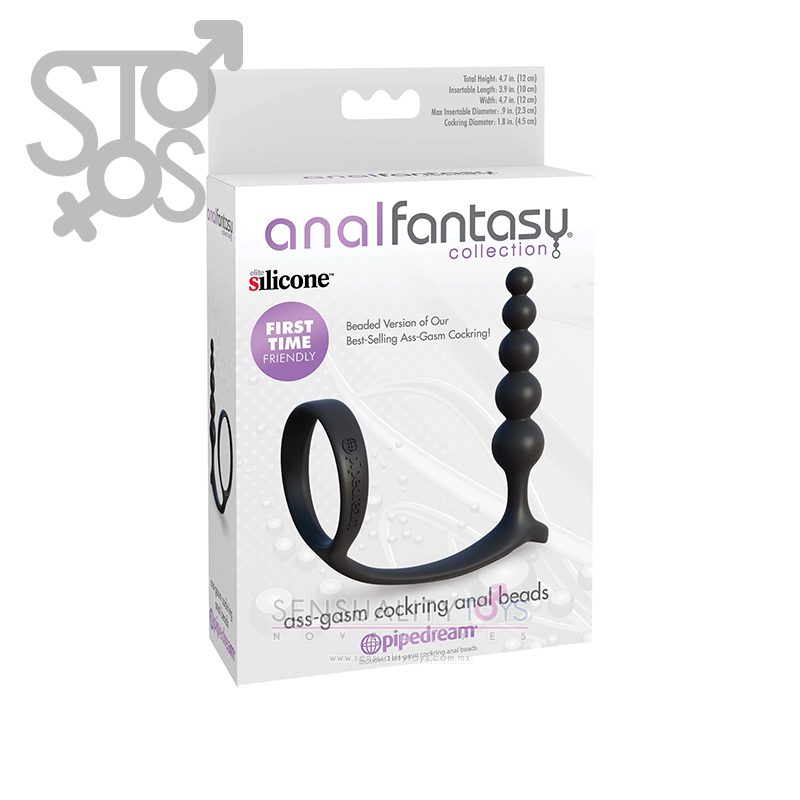 PD4696-23 ANAL FANTASY COLLECTION ASS-GASM COCKRING ANAL BEADS