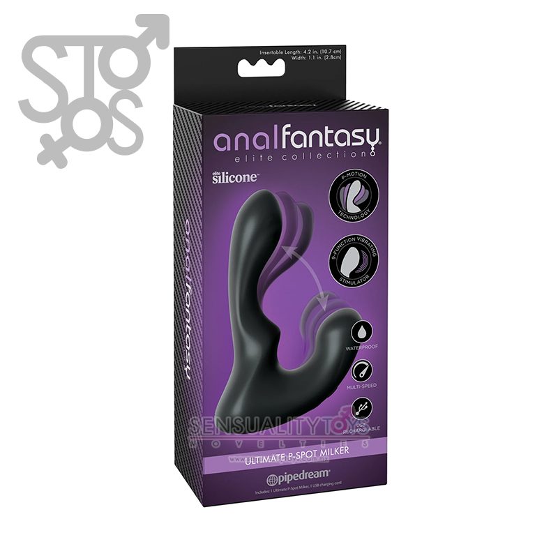PD4770-23 ANAL FANTASY ELITE ULTIMATE P-SPOT MILKER - BLACK