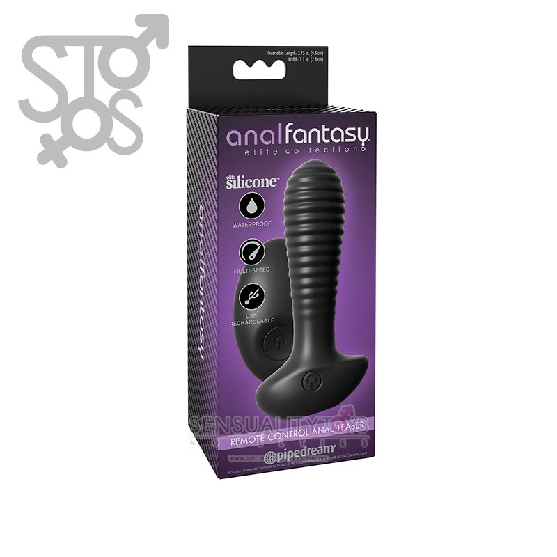 PD4786-23 ANAL FANTASY ELITE REMOTE CONTROL ANAL TEASER - BLACK