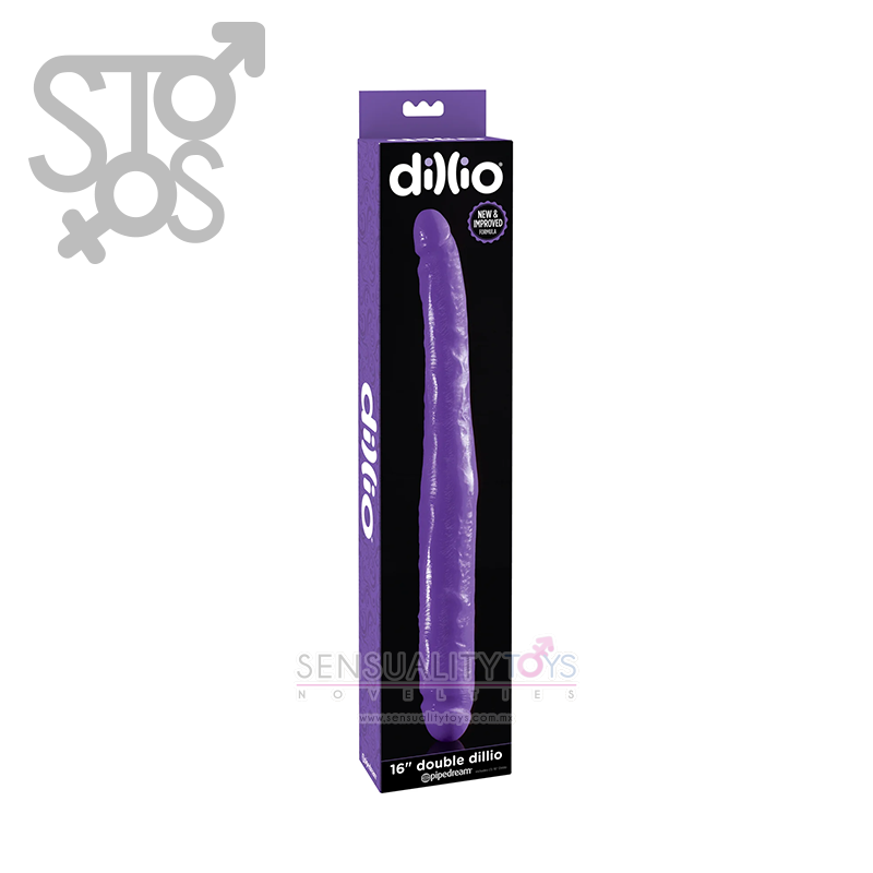 PD5312-12 DILLIO 16" DOUBLE DONG - PURPLE