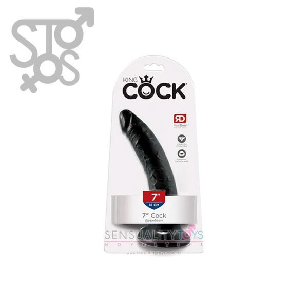 PD5502-23 KING COCK 7" COCK - BLACK