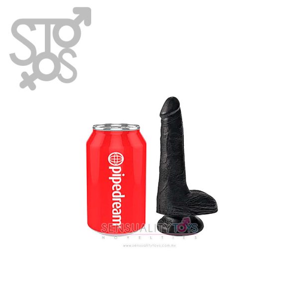 PD5531-23 KING COCK 6" COCK WITH BALLS - BLACK - Imagen 2