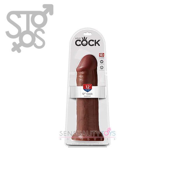 PD5538-29 KING COCK 12" COCK - BROWN