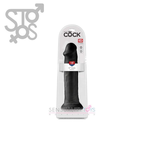 PD5540-23 KING COCK 14" COCK - BLACK