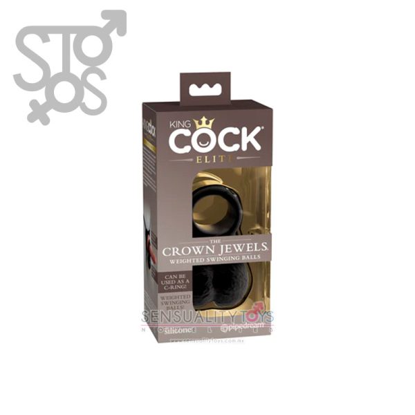 PD5781-23 KING COCK ELITE THE CROWN JEWELS - SWINGING