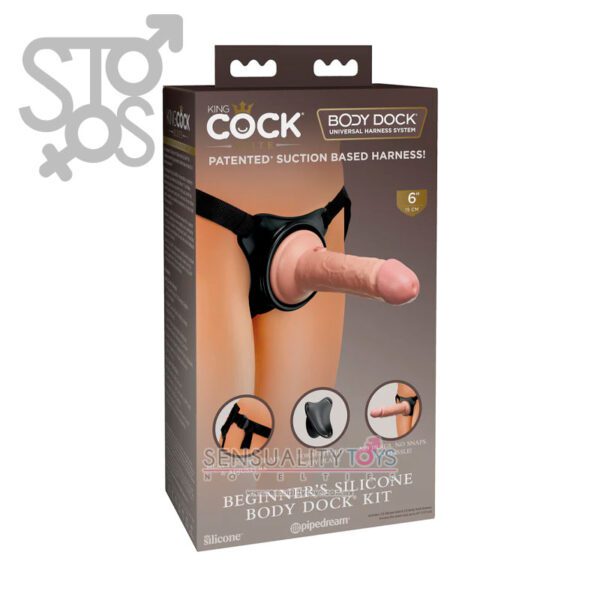 PD5782-21 KING COCK ELITE BEGINNER'S SILICONE BODY DOCK KIT