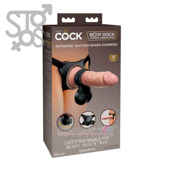 PD5784-21 KING COCK ELITE DELUXE SILICONE BODY DOCK KIT