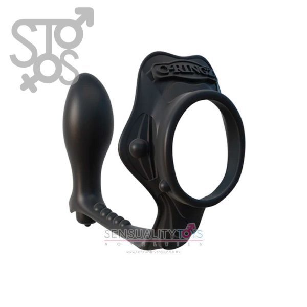PD5909-23 FANTASY C-RINGZ ROCK HARD ASS-GASM - BLACK - Imagen 2