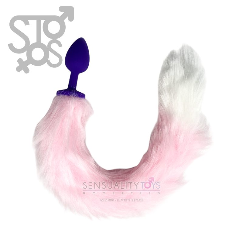RYST-506 Cola pink y white plug morado