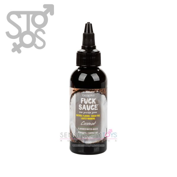 SE-2410-02-1 FUCK SAUCE FLAVORED WATER-BASED PERSONAL LUBRICANT- COCONUT 2 FL. OZ.