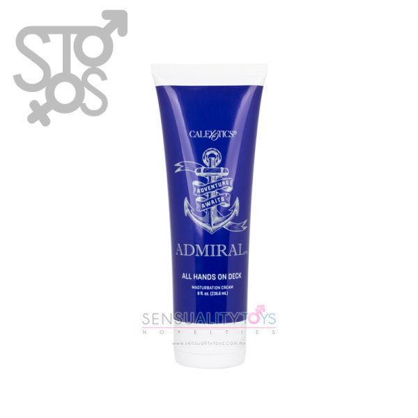 SE-6002-02-1 ADMIRAL™ ALL HANDS ON DECK MASTURBATION CREAM 8 FL. OZ