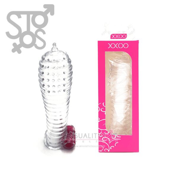 SL012B XXOO - CRYSTAL PENIS SLEEVE - MODELO B
