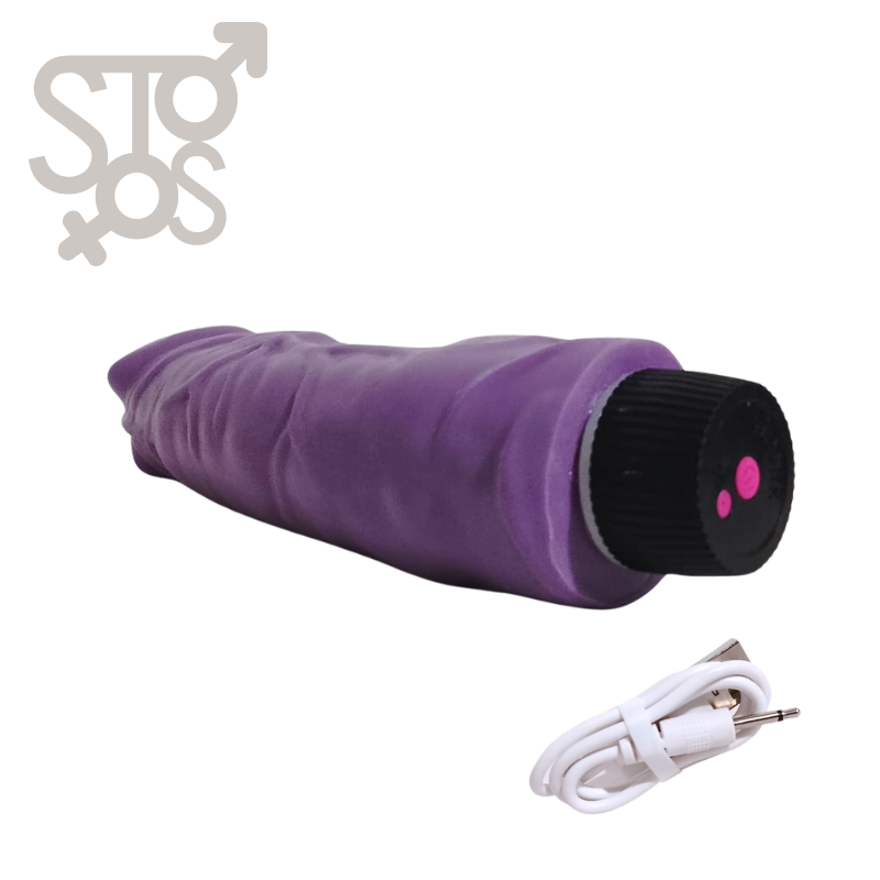 ST-078 INJOY - VIBRADOR RECARGABLE PLAYSURE - TARSY 20 CM - PURPLE - Imagen 3